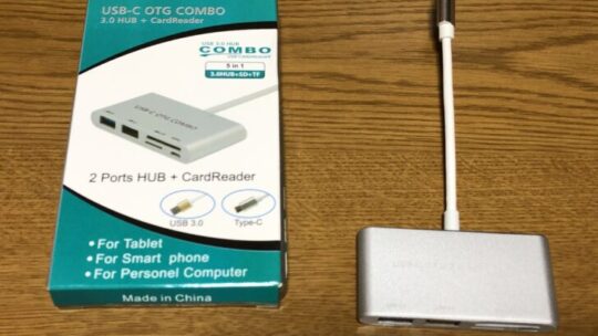 USB Type C カードリーダー購入　最近の端末はUSB-Cが多くなってきた【動画有】