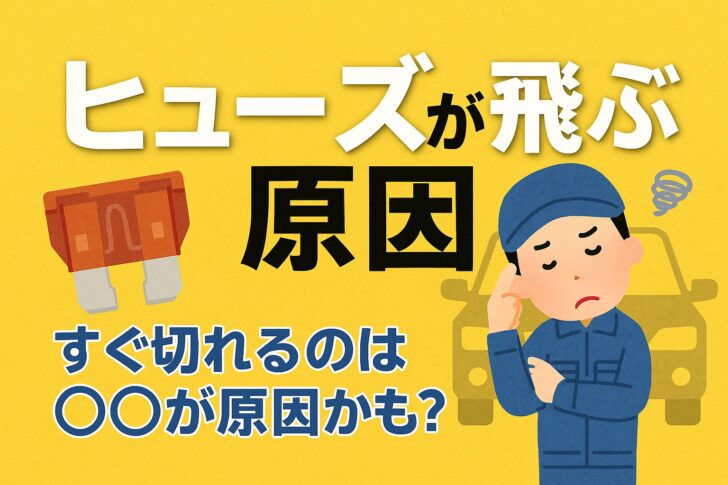 車のヒューズが飛ぶ原因と対処法|すぐ切れるのは〇〇が原因かも?