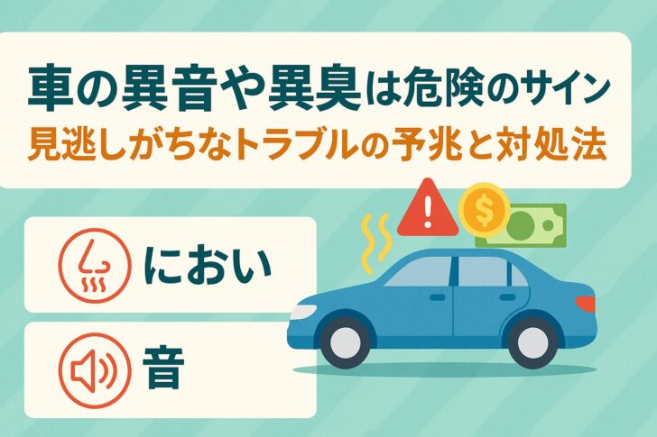 車の異音や異臭は危険のサイン!見逃しがちなトラブルの予兆と対処法を徹底解説