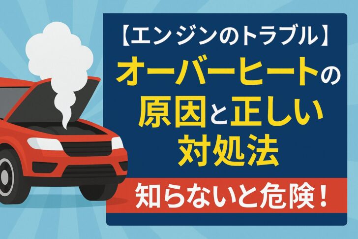 【エンジンのトラブル】車のオーバーヒートの原因と正しい対処法|知らないと危険!