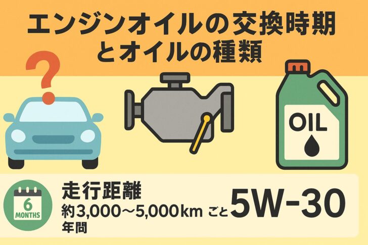 🔧車のメンテナンス基本:エンジンオイルの役割と交換の目安とは?