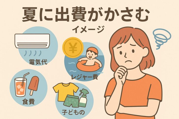 夏に出費がかさむ理由とは？具体例と節約対策を解説