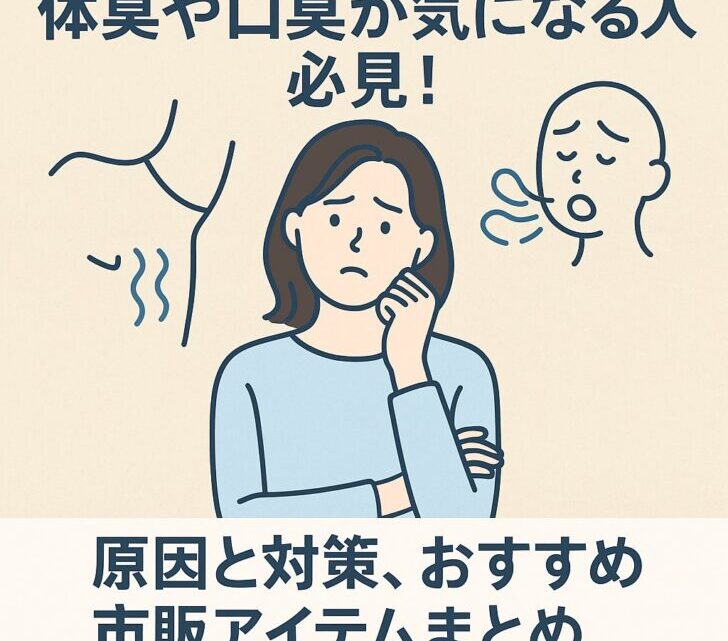 体臭や口臭が気になる人必見！原因と対策、おすすめ市販アイテムまとめ