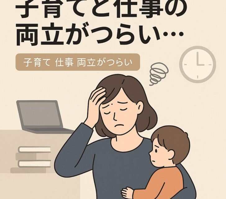 【限界を感じてるあなたへ】子育てと仕事の両立がつらい…心が壊れる前に知ってほしいこと