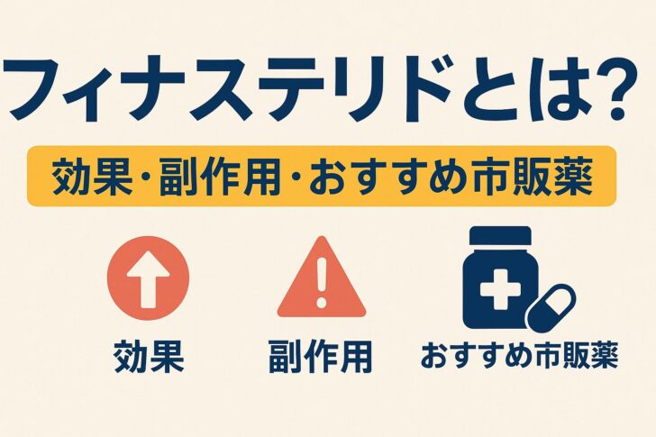 【2025年最新版】フィナステリドとは?効果・副作用・おすすめ市販薬を徹底解説!