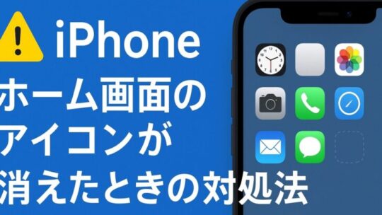 iPhoneでホーム画面のアイコンが消えたときの対処法まとめ