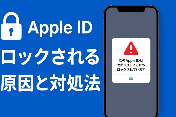 Apple IDがロックされる原因と対処法