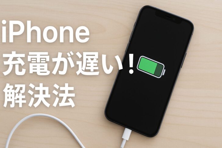 【2025年版】iPhoneの充電が遅いときの原因と解決法まとめ