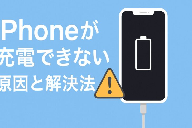 iPhoneが充電できないときの原因と解決法まとめ【保存版】