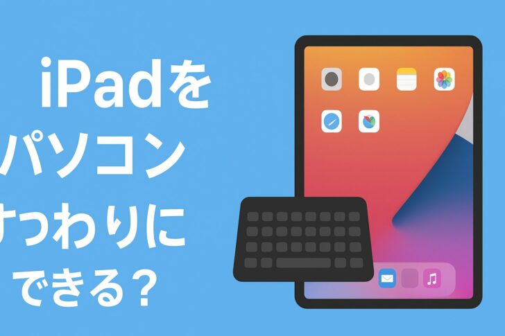 iPadをパソコン代わりにできる？ — 詳しく解説