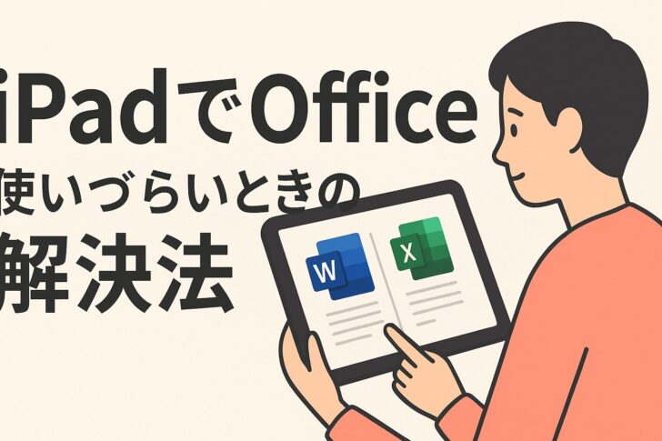 iPadでOffice（Word / Excel）が使いづらいときの解決法（できるだけ詳しく）