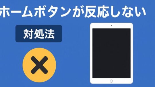 ホームボタンが反応しない時の対処法（初心者向け・完全ガイド）