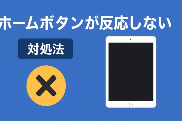 ホームボタンが反応しない時の対処法（初心者向け・完全ガイド）