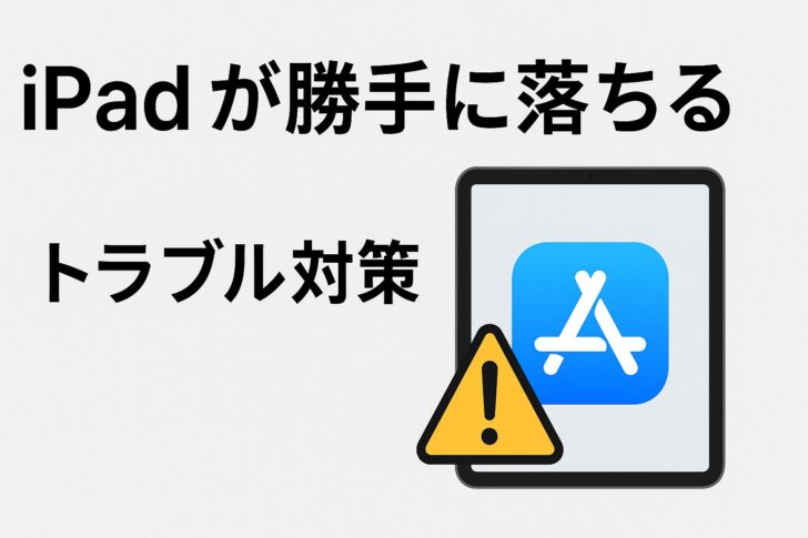 iPad で「アプリが勝手に落ちる」時の対策 — 詳細ガイド