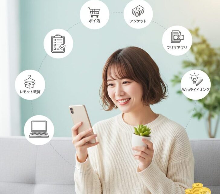 【完全版】スキル不要！無理なく月5000円を稼ぐ副業7選｜具体的なサイトも紹介