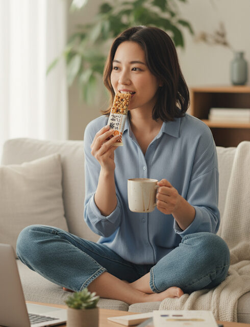 【罪悪感ゼロ】Amazonで1万個売れた「食べるプロテイン」が美味すぎた。間食を「ご褒美」に変える方法