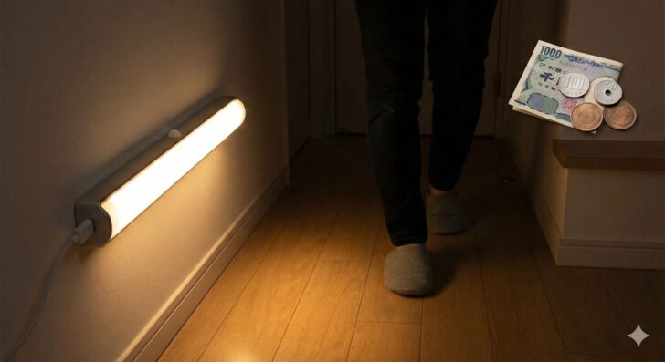 【1,170円の衝撃】暗い廊下問題を一瞬で解決！Yahoo!ショッピングの「神センサーライト」が凄すぎた