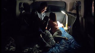連休は家の前でプチ冒険！5歳の娘と「車中泊」の練習をしてみた結果…【ホンダシャトル】