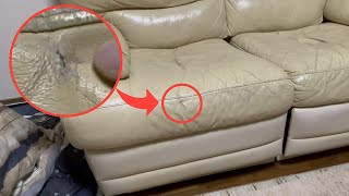 リビングのソファーに気になる「穴」…どうする？
